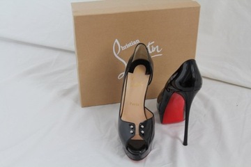 Louboutin Christian czarne Buty,Szpilki ,150 obcas