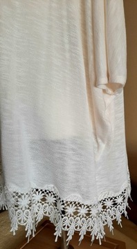 kobieca tunika bluzeczka z koronką,r. uniwersalny.