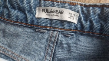 Niebieskie jeansy pullandbear rozm. 38