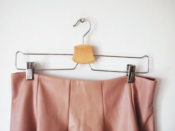 Różowa ekoskórzana spódnica mini Tally Weijl L/XL