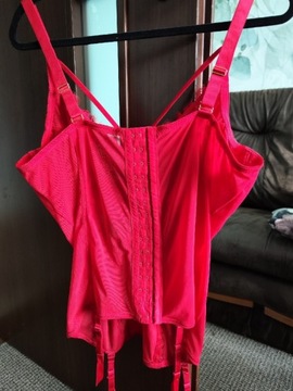 Gorset 100e Bodyflirt nowy czerwony 