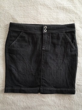 Czarna spódnica jeansowa Armani Exchange 34