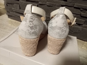 Buty na koturnie Espadryle 