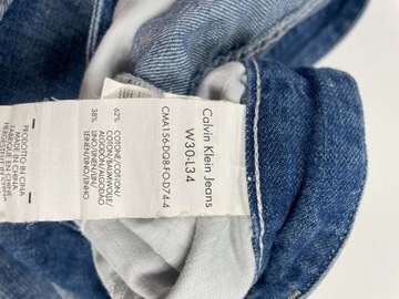 Spodnie jeans straight Calvin Klein Jeans W30 L34