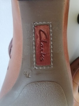 Clarks eleganckie, skórzane buty  r. 41 (UK 7 1/2)