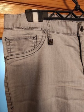 Spodnie jeansy szare pastel Armani Exchange 36 S