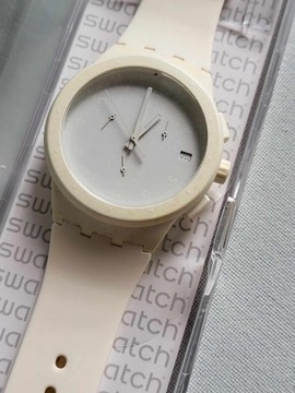 Zegarek Swatch BIAŁY KLASYCHNY JAK NOWY! OKAZJA!