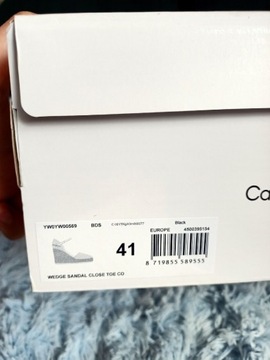 Czarne buty marki Calvin Klein roz.41, nowe!