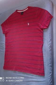 U.S.POLO ASSN t-shirt oryginalna koszulka roz. L 