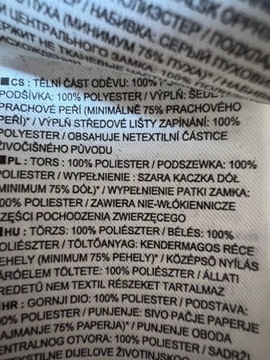 Nike puchowy płaszcz rozmiar M