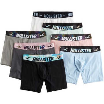 HOLLISTER by Abercrombie Bokserki Majtki 7 szt M