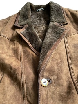 Kożuch męski Shearling Gino Ginero skóra owcza XL