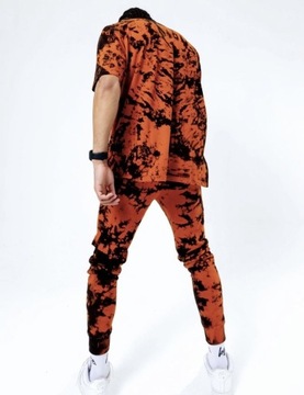 Hype Orange tie dye batik batikowa koszulka M