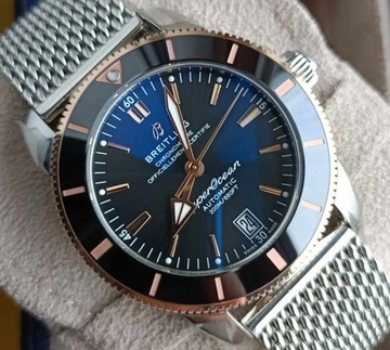 Nowy Breitling SuperOcean Heritage B20 42mm 2023 Stal/Złoto / Folie