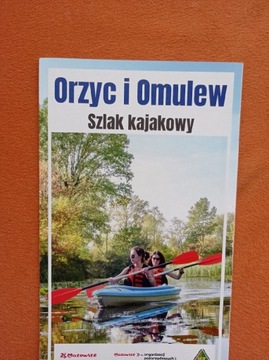 Orzyc , Omulew Szlaki kajakowe mapa 