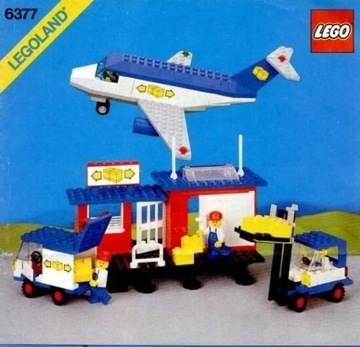 LEGO Town  6377 z 1985r. Delivery Center UNIKAT