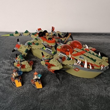 LEGO Legends of Chima Krokodyla łódź Craggera70006