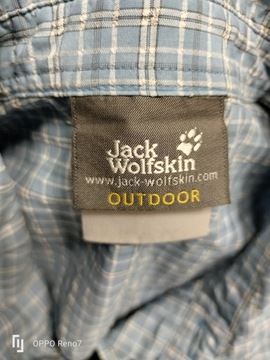 Koszula męska Jack Wolfskin kratka M niebieska