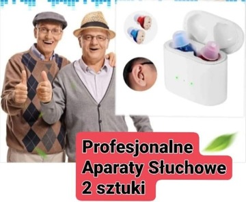 Aparat Słuchowy PROFESJONALNY 2szt +ETUI ŁADUJĄCE