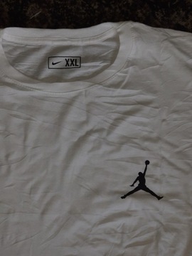 Koszulka biala Jordan rozmiar XXL-nowa Promocja