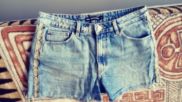 Krótkie spodenki jeans-Sinsay , 42