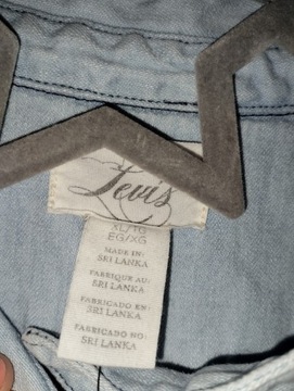 Levis jeansowa koszula, bluzka kamizelka rozm xl