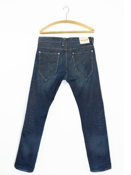 Jeansy spodnie Levi's 504 Straight W 33 L 34 slim