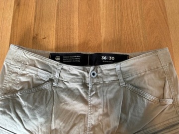 spodnie bojówki G-Star RAW 36/30 beżowe