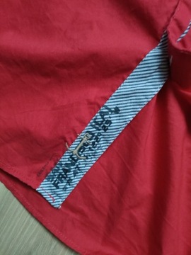 Camp David XL męska czerwona koszula żeglarstwo