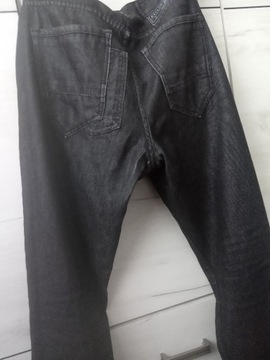 Spodnie jeansowe czarne W30 L34 Cropp 