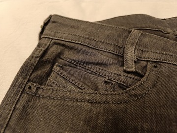 Spodnie Diesel Akee W29 L32 jeans szare