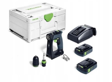 Wiertarko-wkrętarka Festool CXS 18 C 3,0-Plus