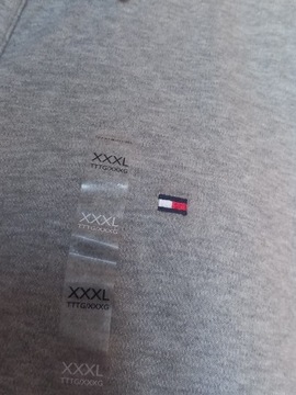 TOMMY HILFIGER KOSZULKA POLO MĘSKA r. 3XL SZARA