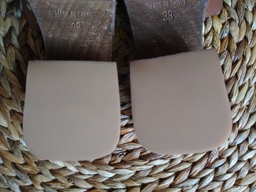 MNG  Chodaki drewniane, 100% Skóra, Roz. 38/25 cm