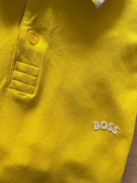 T-shirt męski polo HUGO BOSS żółty XXL