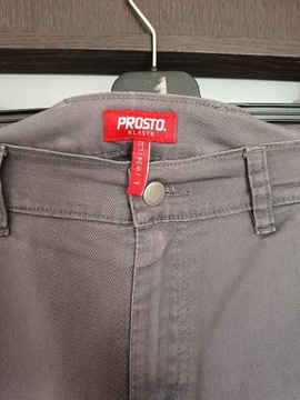 Spodnie Prosto Chinos Szare L 34/32