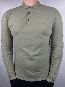 Longsleeve Polo AllSaints M khaki