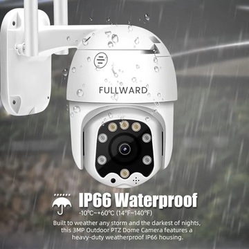 Bezprzewodowa kamera FULLWARD 2K na zewnątrz
