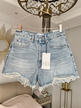 Zara szorty spodenki jeansowe dżinsowe denim 36