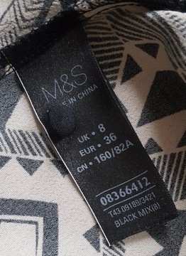 M&S__Bluzka koszulowa aztecki wzór__36