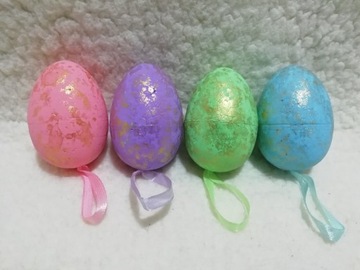 Zawieszki Jajka Wielkanocne Kolorowe Dekoracje