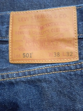 LEVIS 501 Premium Nowe spodnie jeansy 38/32 SuperCena! 