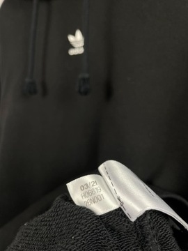 Bluza z Kapturem Adidas Basic - Rozmiar M - Czarna