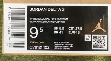 Buty męskie NIKE AIR JORDAN DELTA 2 CV8121102 r.43