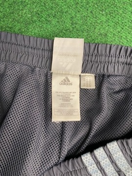 Grafitowe Spodnie adidas szelesty Retro Vintage 3 Stripes rozmiar XL