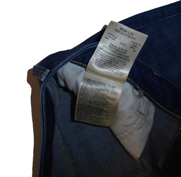 Spodnie LEE Marion Straight Jeans Denim 34 W34 L31
