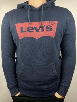 Bluza z kapturem Levi’s L granatowa