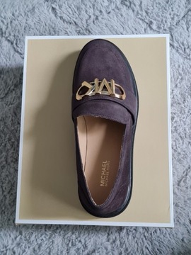 Michael Kors buty loafersy mokasyny 36 brązowe