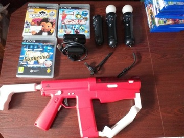 Zestaw Move PS3 + Pistolet Move