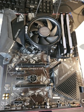 Zestaw podzespołów AMD 3800X +Płyta +Ram +M.2